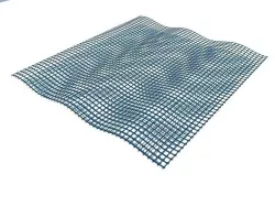 Grid wave 3D model