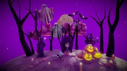 Halloween Collection Low-poly  3D model
