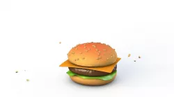 Hamburger 3D model