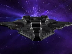 Hawk Fighter Spacecraft 3D model