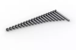 Hexagon head screw ISO 4017 DIN 933 3D model