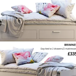 Ikea Brimnes 6 bed 3D model