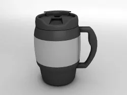 Insulated Stainless Steel Mug Drinking Cup Low-poly  3D model