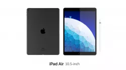 iPad Air 10 5-inch Space Gray 3D model
