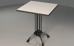 Iron Classical Caffe Table 3D model