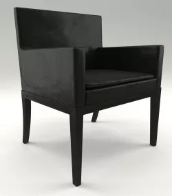Jean Michel Frank Chair 3D model