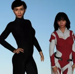 Joli Teen and Joli Gerl for G8F 3D model 3D model