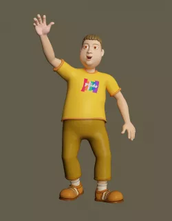 Joy The Boy 3D model