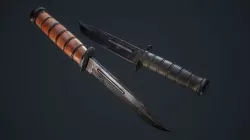 KaBar USMC and 1211 Low-poly  3D model