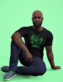 Kayne Male Character 3D model