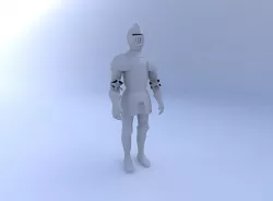 Knight-in-Shining-Armor 3D model