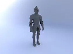 Knight-in-Shining-Armor-w-Texture 3D model