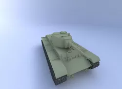 KV-1S Tank 3D model