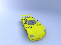 LeMans Race Car 3D model