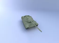 Leopard 1A1 Tank 3D model