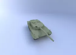 Leopard 2 Tank 3D model