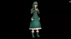 Little beauty and loli Low-poly  3D model