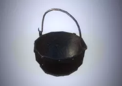 Low-Poly Blacksmith Witch Cauldron Editorial License Low-poly  3D model