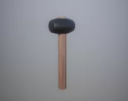 Low-Poly Rubber Hammer Editorial License Low-poly  3D model