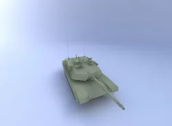 M1A2 Abrams Tank 3D model