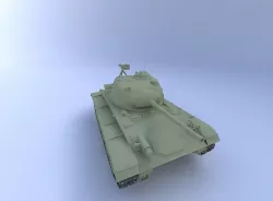 M24 Chaffee Tank 3D model