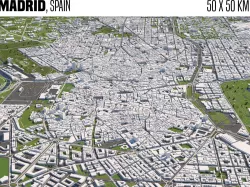 Madrid Spain 3D model
