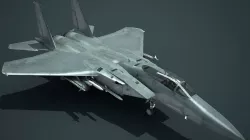 McDonnell Douglas F-15 Eagle Low-poly  3D model