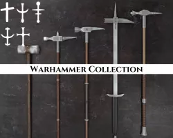 Medieval Warhammers Pack 3D Model Collection