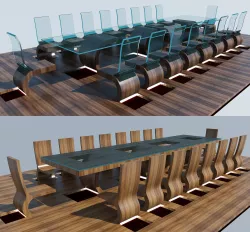 Meeting Table 3D model