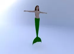 Mermaid 3D model
