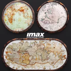 Mirror set map IMAX Corporation Accessories 3D model