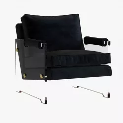 Mitchell Gold Bob Williams kazan chair 3D model