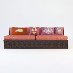 Moroccan Classic Sofa 3D model