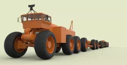 Morrow project Overland train Mark II 3D model