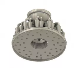 Multi Cyclone Dust Collector-Compact size added-48 chamber  3D model