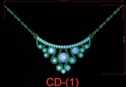 necklace 3D model