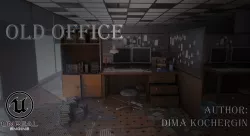 Old Office Low-poly  3D model