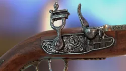 Pirate Flint Lock Gun Pistol Low-poly  3D model