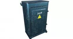 Power Box Game Ready Low-poly  3D model