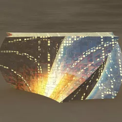 Prism Glass Building 3D model