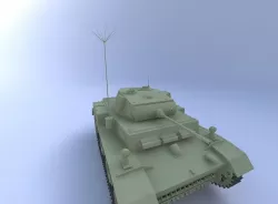 PzKpfw II Ausf. L Luchs Tank 3D model