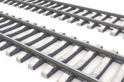 RailRoad way 3D model
