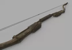 Recurve Bow Low-poly  3D model
