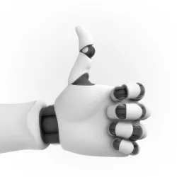 Robot Hand Rigged Animated 3D model