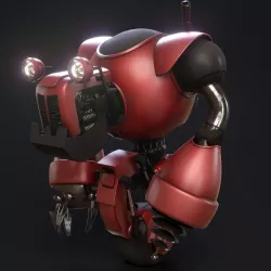 Robot mech 3D model