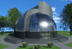 Rotunda museum building 3D model