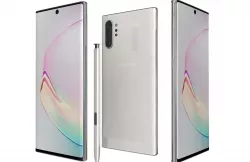 Samsung Galaxy Note 10 Plus Aura White 3D model