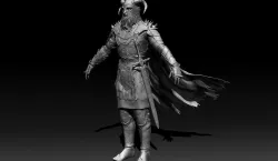 Scandinavian Warrior Neutral Pose 3D model
