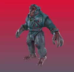 Sci-fi monkey 3D model