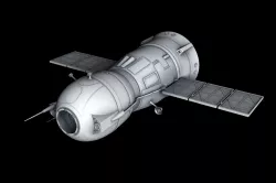 Sci-Fi Space Truck 3D model